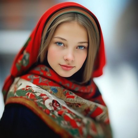 Русская девушка красивая