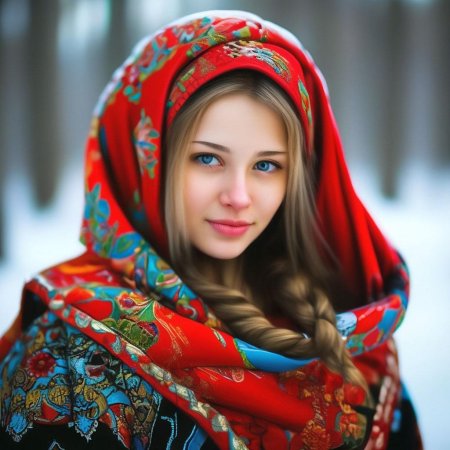 Девушка русская красивая