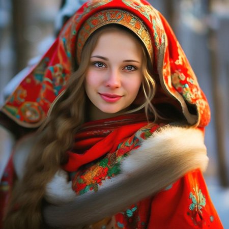 Простая русская девушка