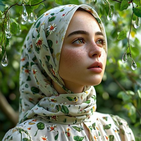 Девушка в хиджаб