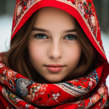 Девочка в платке
