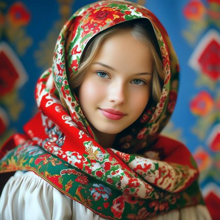 Русская девушка красивая