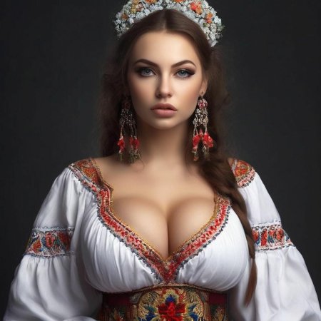 Русская народная красавица