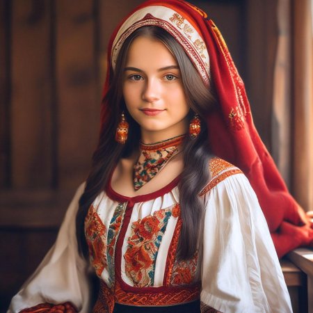 Красивая русская девушка