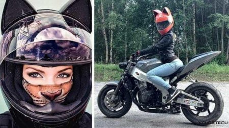 Шлем Nitrinos с ушками