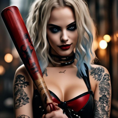 Харли квинн с битой