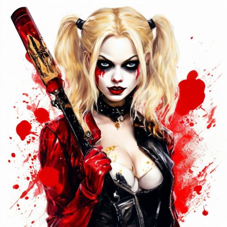 Харли квинн арт
