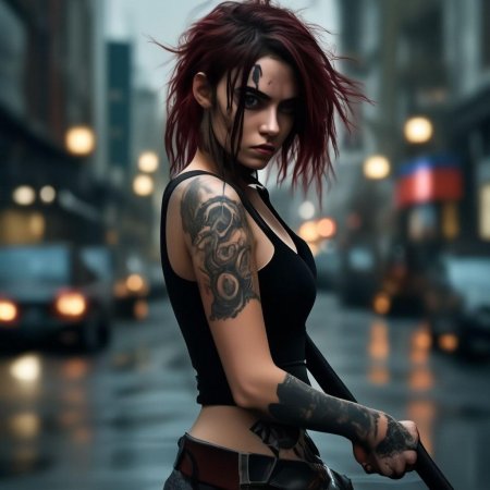 Крутая девушка