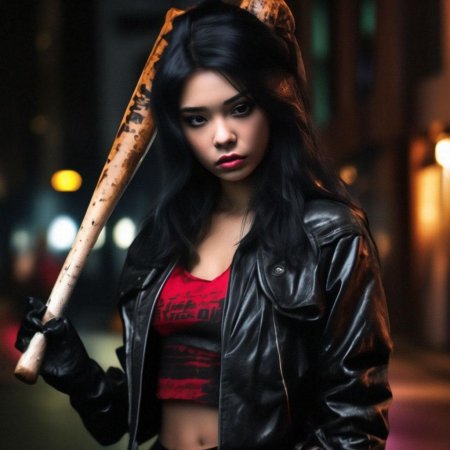 Девушка киберпанк