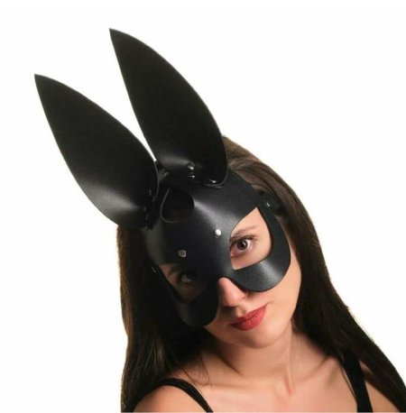 Маска зайца кожаная