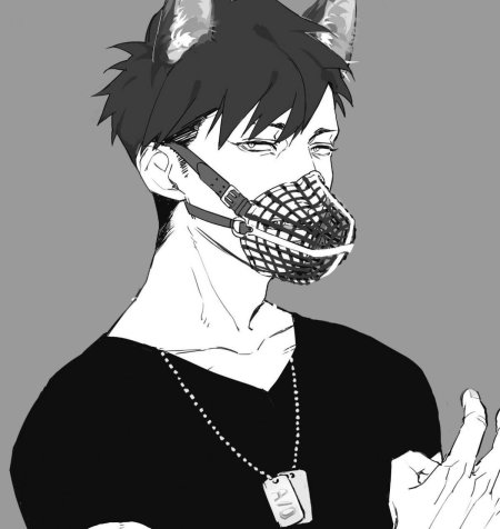 Кентаро Кьётани в наморднике