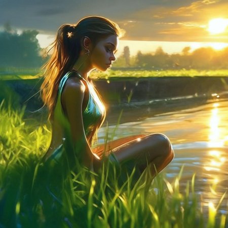 Девушка на природе