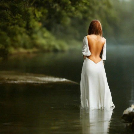 Девушка у воды