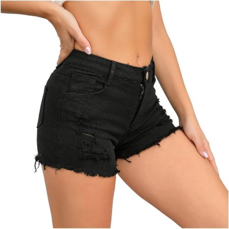 Шорты женские джинсовые мини короткие рваные