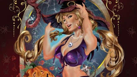 Девушка хэллоуин