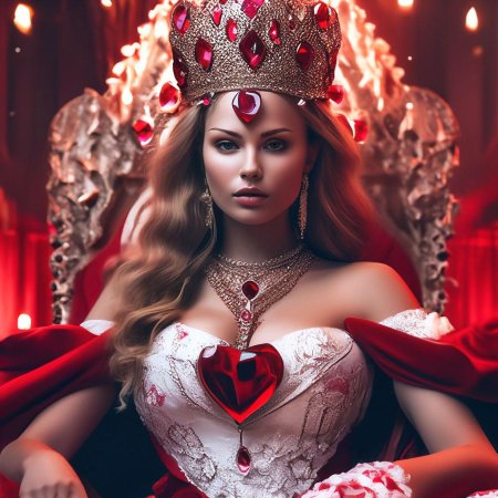 Девушка с короной