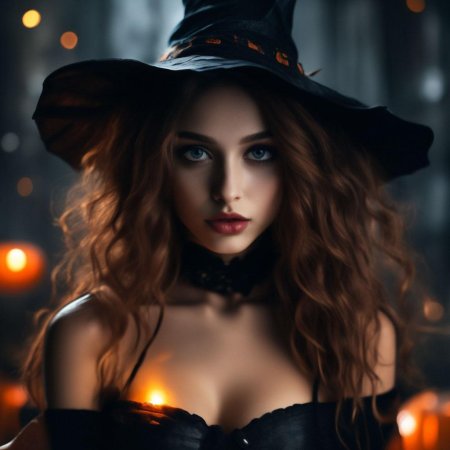 Хэллоуин ведьмочка