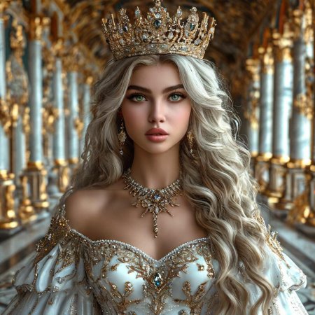 Королева с короной