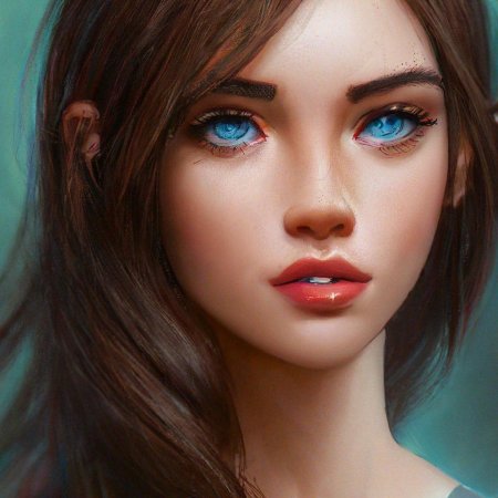 Большие голубые глаза