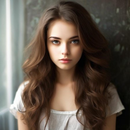 Красивая молодая девушка