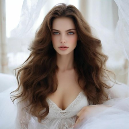 Красивые шатенки с длинными волосами