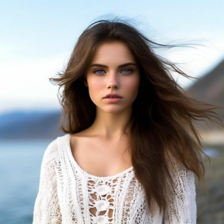 Девушки с голубыми глазами