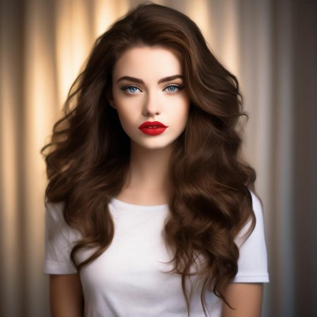 Каштановые волосы