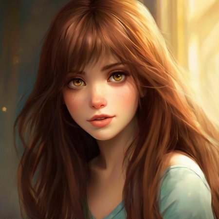 Красивые девушки с каштановыми волосами