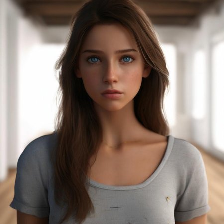 Красивая стройная девушка