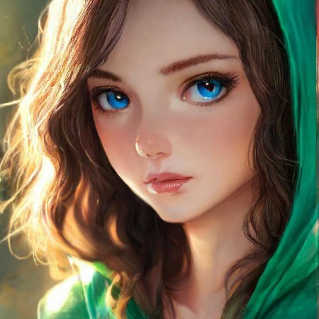 Девочка с зелеными глазами