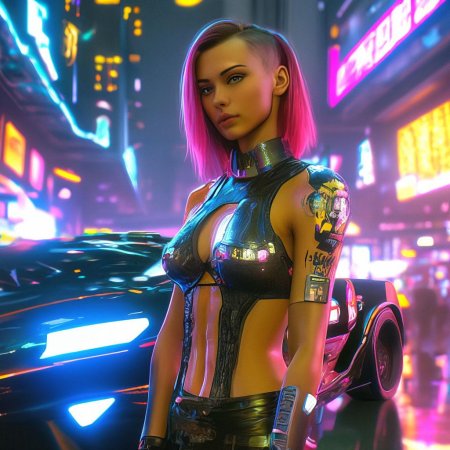 Киберпанк девушки