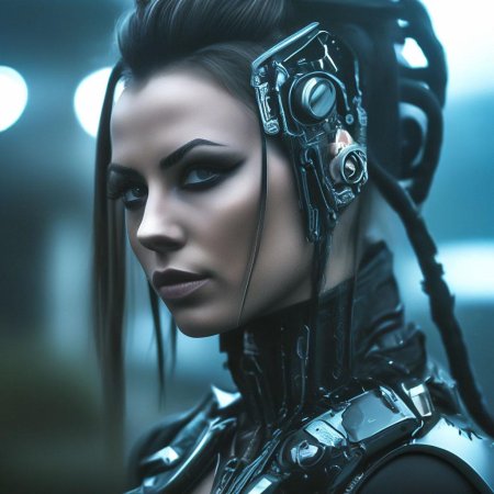 Киберпанк девушка