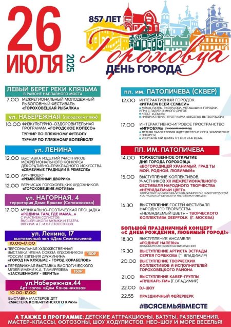 Какого числа день города