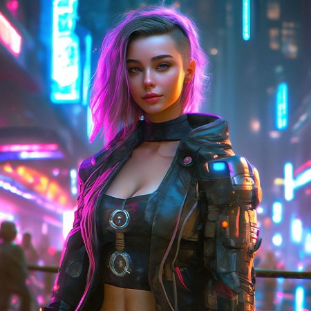 Киберпанк фотосессия