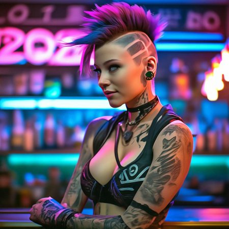 Образ киберпанк