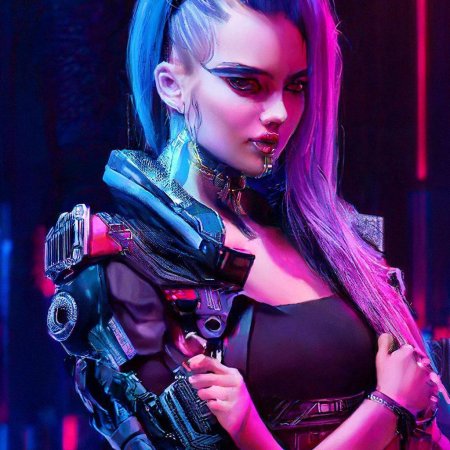 В стиле киберпанк