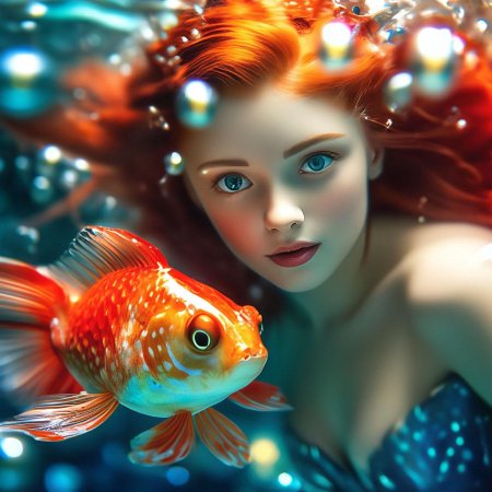 Девочка с рыбкой