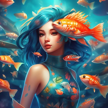 Рыбы красивые