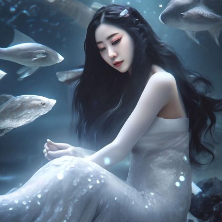 Русалка девушка