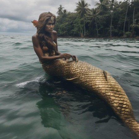 Русалка живая