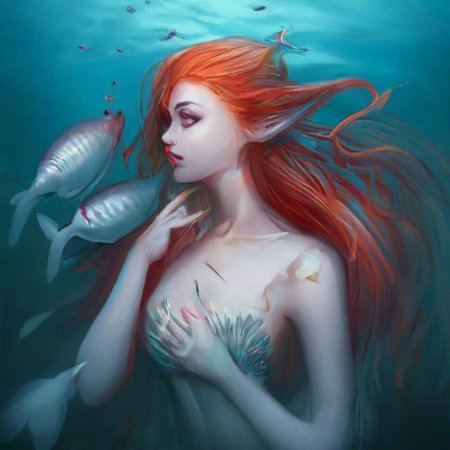 Девушка рыба