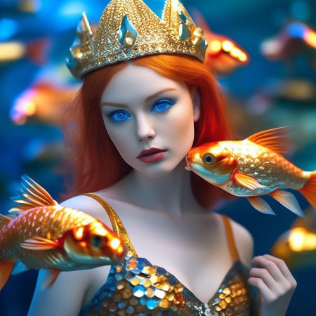 Рыбка золотая