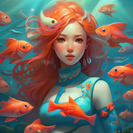 Женщина с рыбой