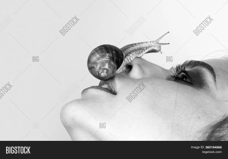 Девушка улитка