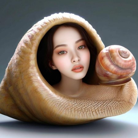 Улитка красивая