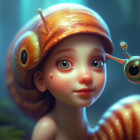 Улитка милая