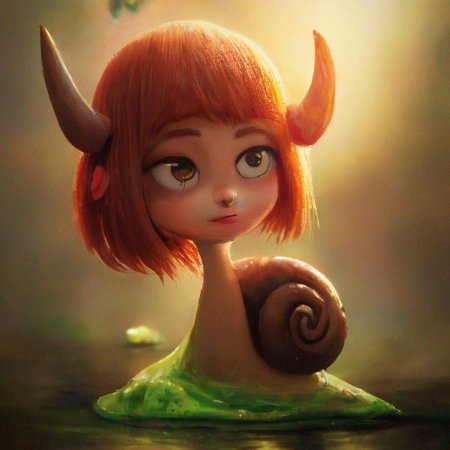 Улитка мультяшная