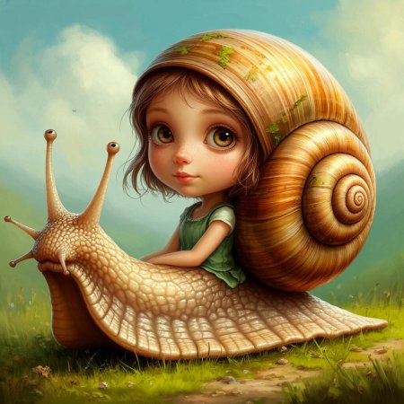 Улитка иллюстрация