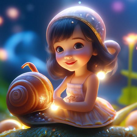 Улитка милая