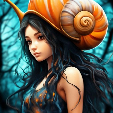 Улитка красивая